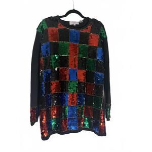 Vintage 80s Sequin Sweater